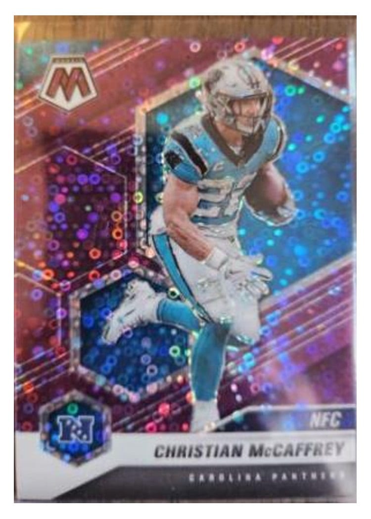 2021 Panini Mosaic Base Set Christian McCaffrey #210 card