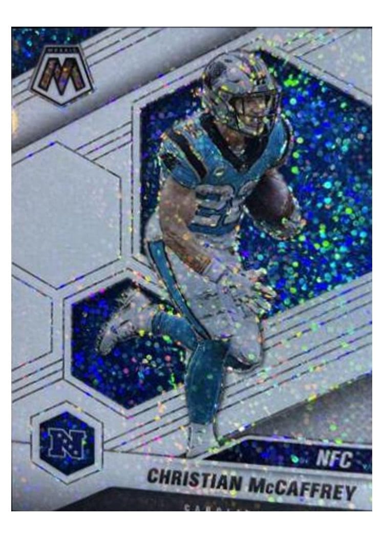 2021 Panini Mosaic Base Set Christian McCaffrey #210 card