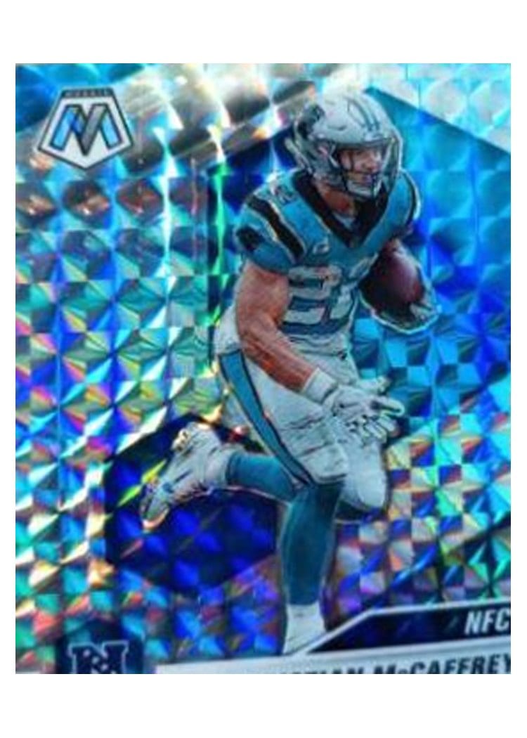 2021 Panini Mosaic Base Set Christian McCaffrey #210 card