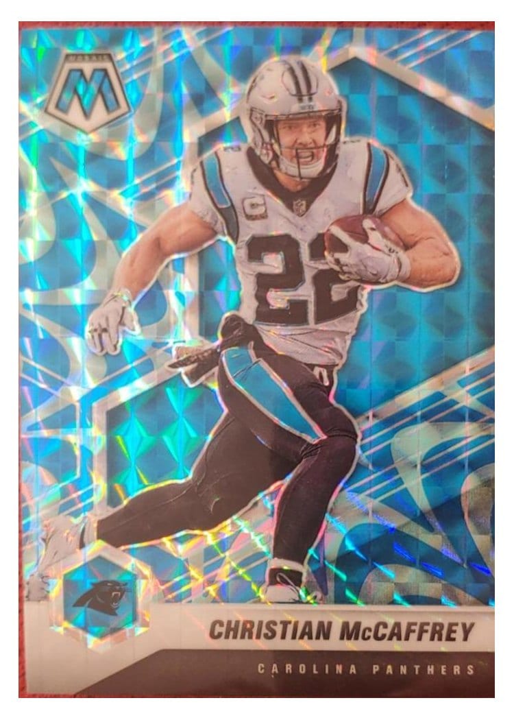 2021 Panini Mosaic Base Set Christian McCaffrey #36 card