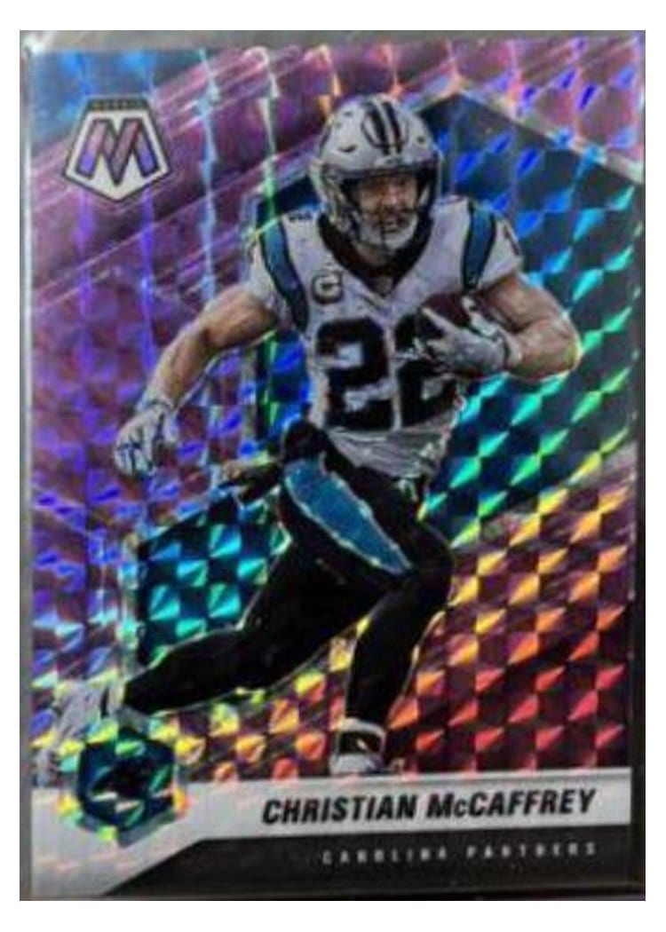 2021 Panini Mosaic Base Set Christian McCaffrey #36 card