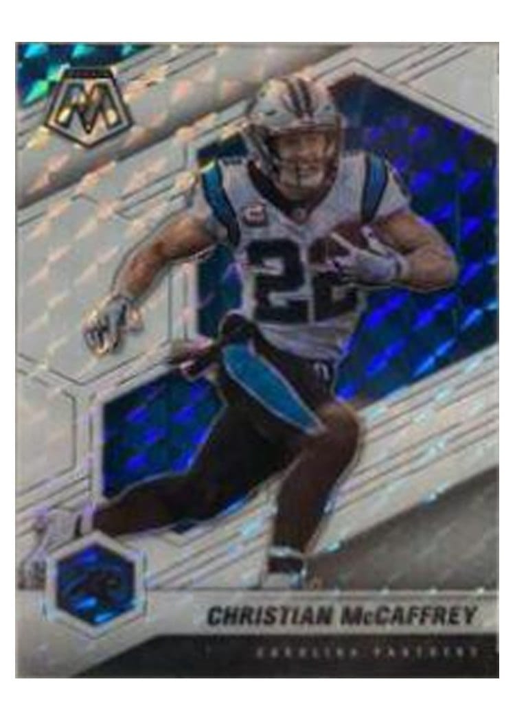 2021 Panini Mosaic Base Set Christian McCaffrey #36 card