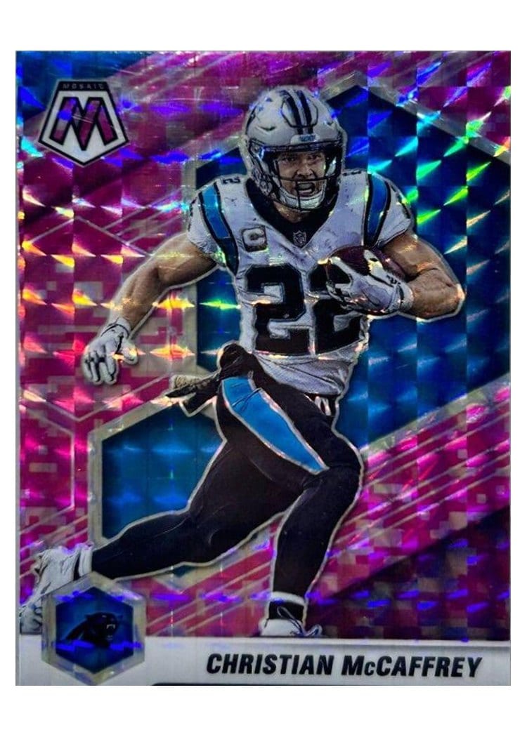 2021 Panini Mosaic Base Set Christian McCaffrey #36 card