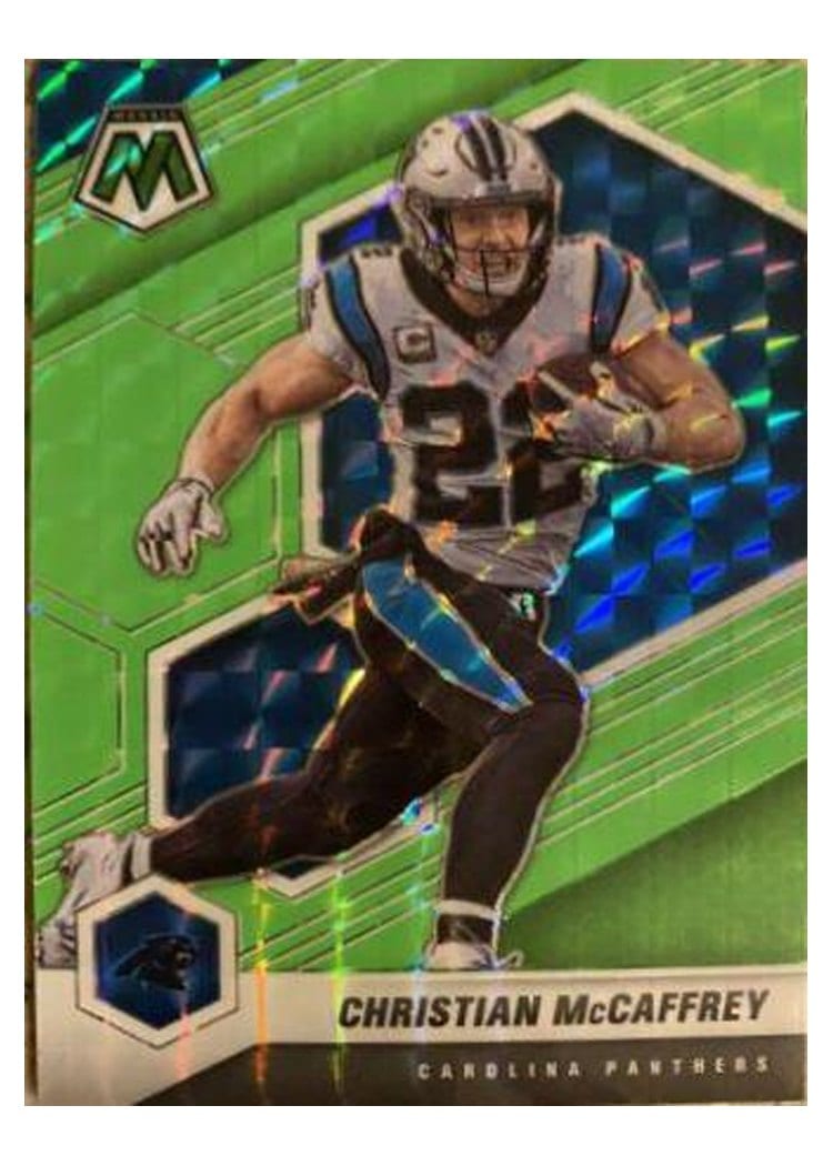 2021 Panini Mosaic Base Set Christian McCaffrey #36 card