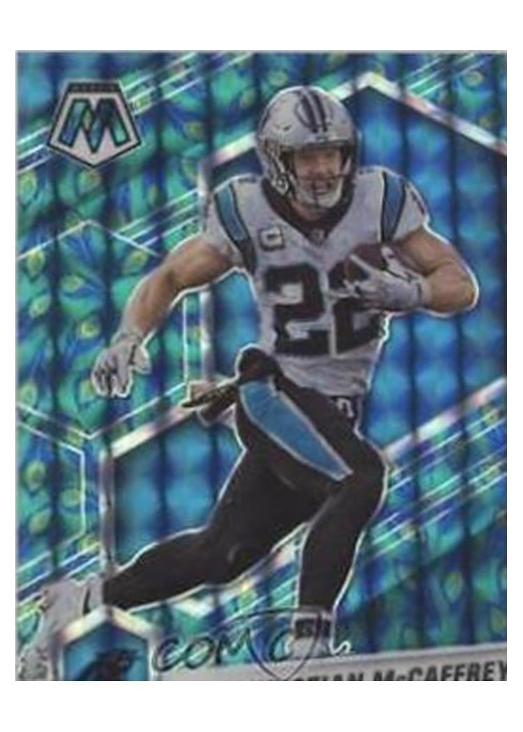 2021 Panini Mosaic Base Set Christian McCaffrey #36 card