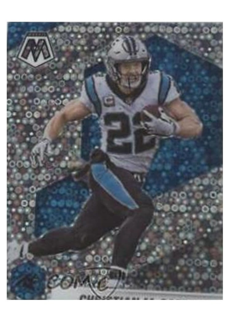 2021 Panini Mosaic Base Set Christian McCaffrey #36 card