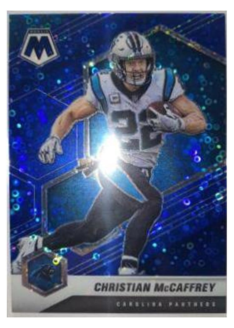2021 Panini Mosaic Base Set Christian McCaffrey #36 card