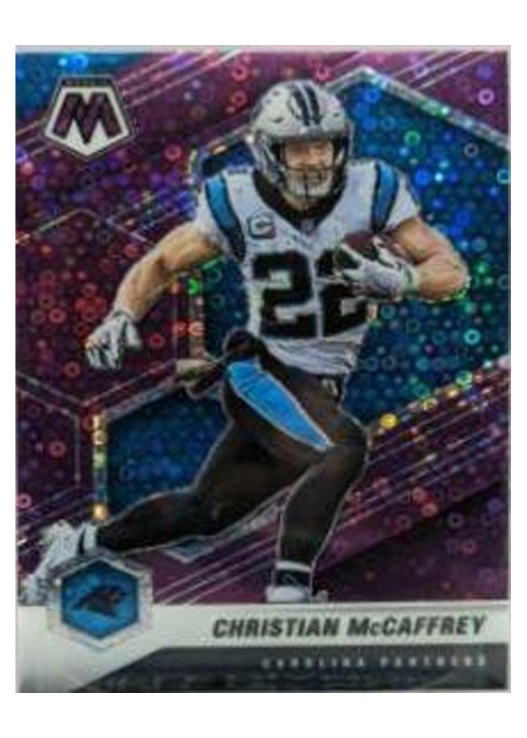 2021 Panini Mosaic Base Set Christian McCaffrey #36 card