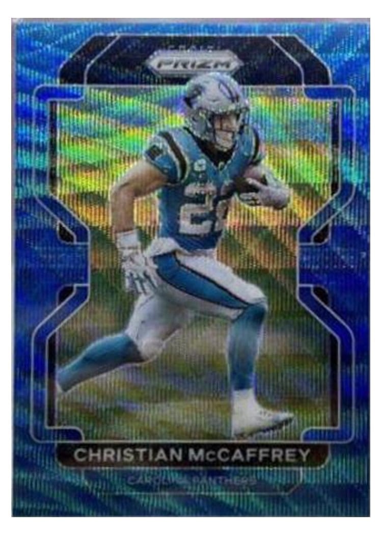 2021 Panini Prizm Base Set Christian McCaffrey #315 card