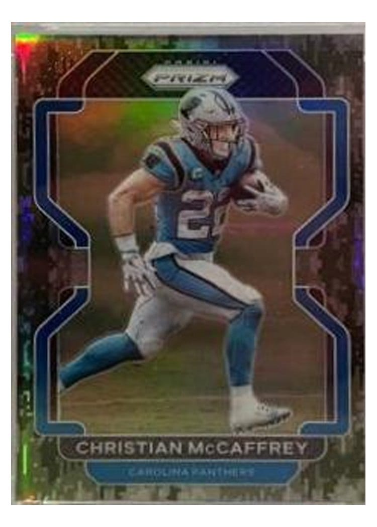 2021 Panini Prizm Base Set Christian McCaffrey #315 card