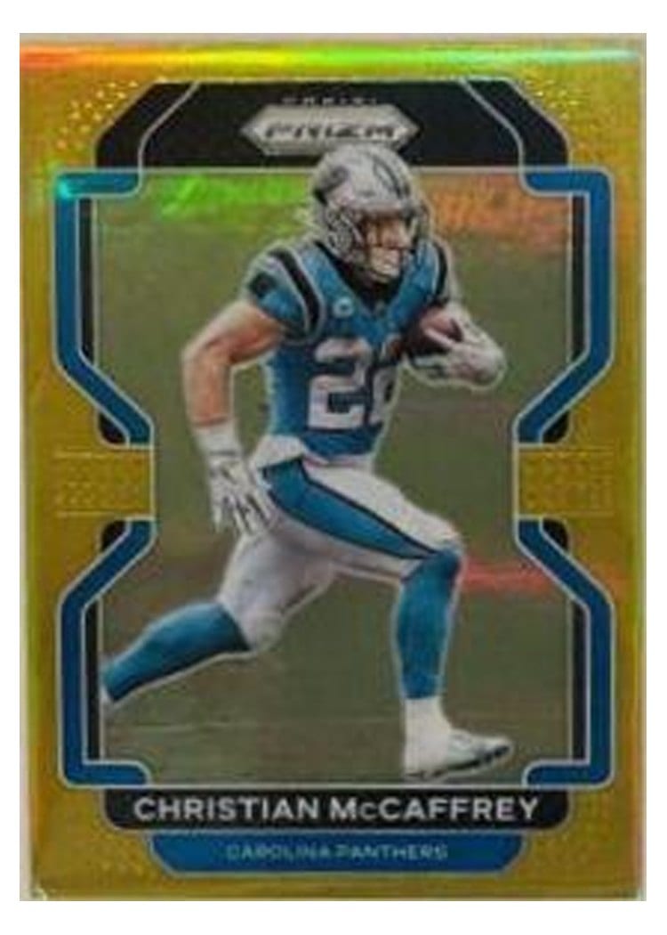 2021 Panini Prizm Base Set Christian McCaffrey #315 card
