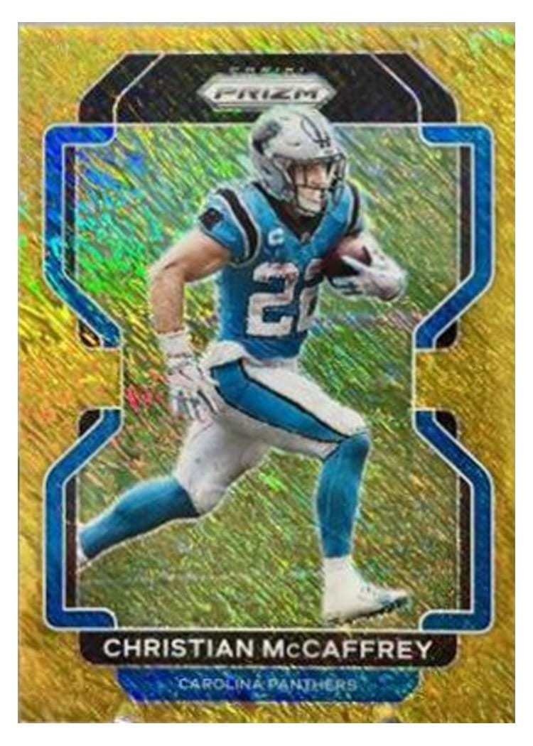 2021 Panini Prizm Base Set Christian McCaffrey #315 card