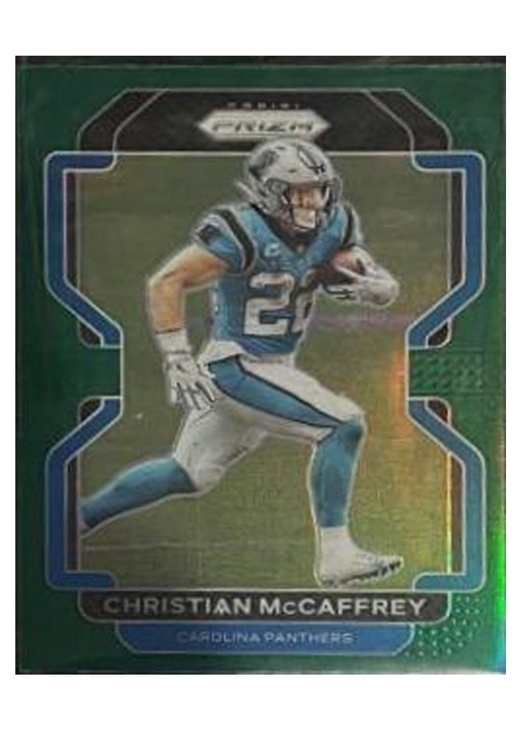 2021 Panini Prizm Base Set Christian McCaffrey #315 card