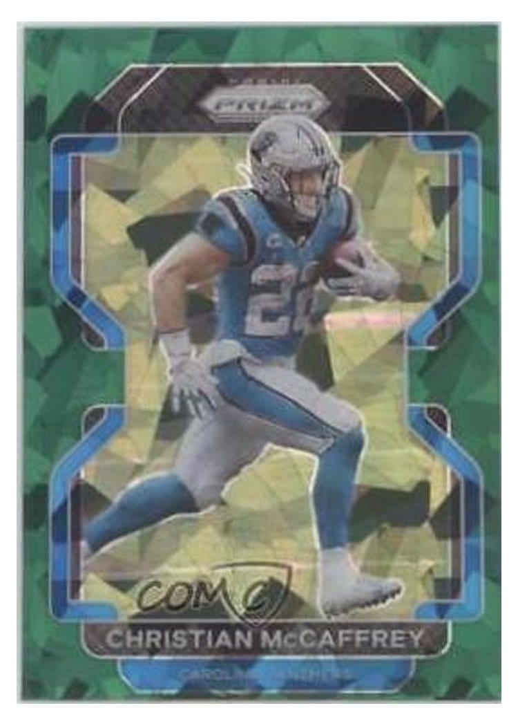 2021 Panini Prizm Base Set Christian McCaffrey #315 card