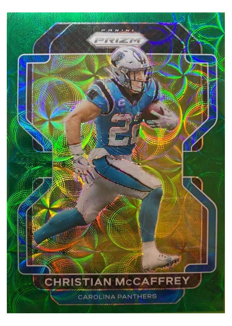 2021 Panini Prizm Base Set Christian McCaffrey #315 card
