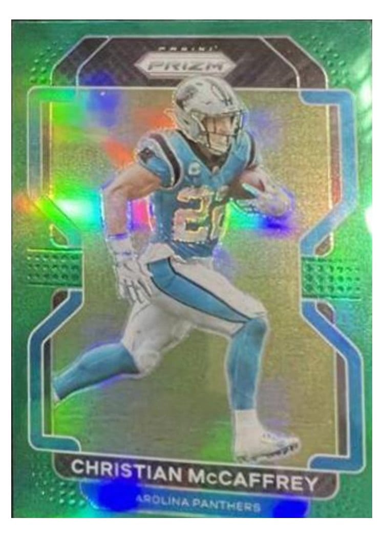 2021 Panini Prizm Base Set Christian McCaffrey #315 card