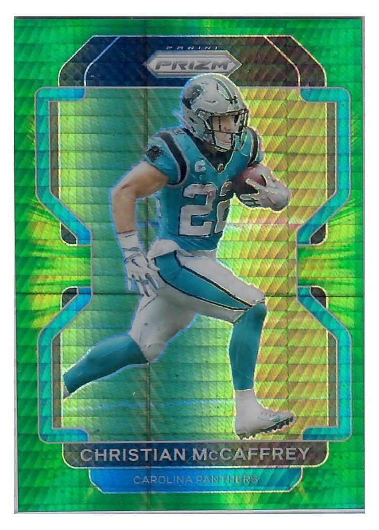 2021 Panini Prizm Base Set Christian McCaffrey #315 card