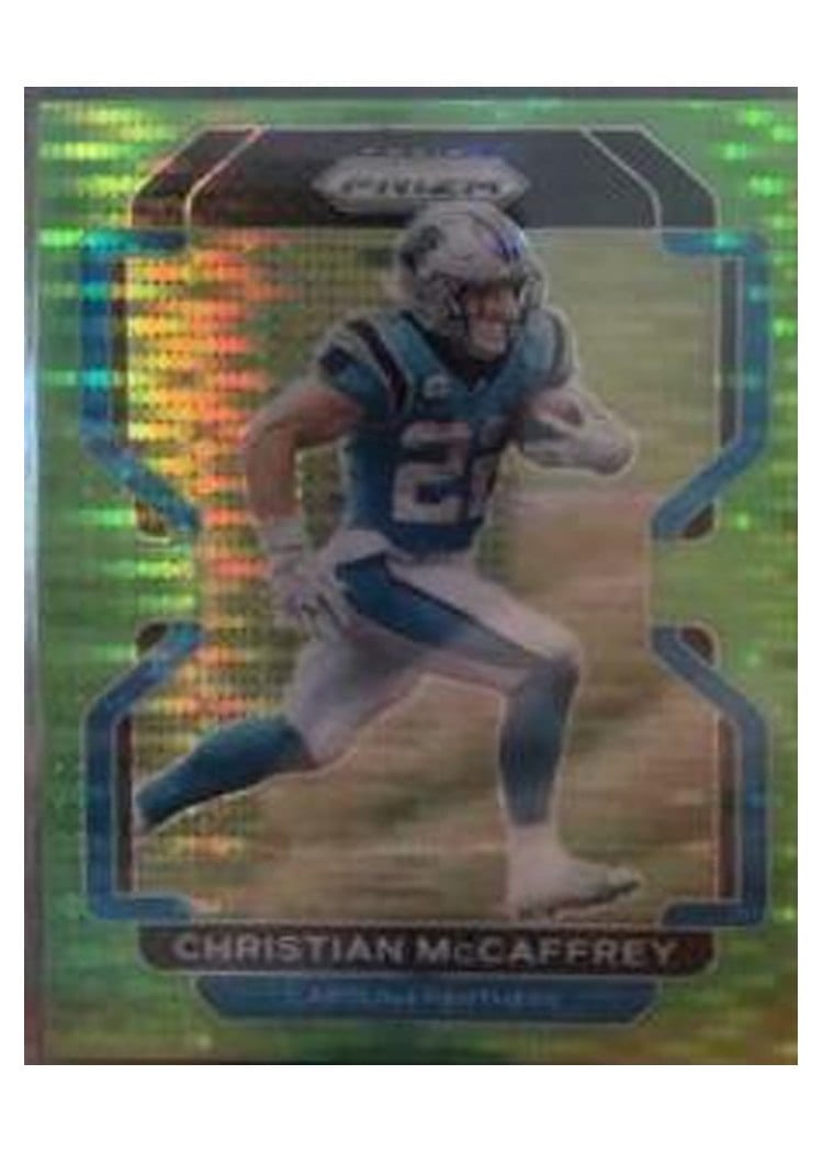 2021 Panini Prizm Base Set Christian McCaffrey #315 card