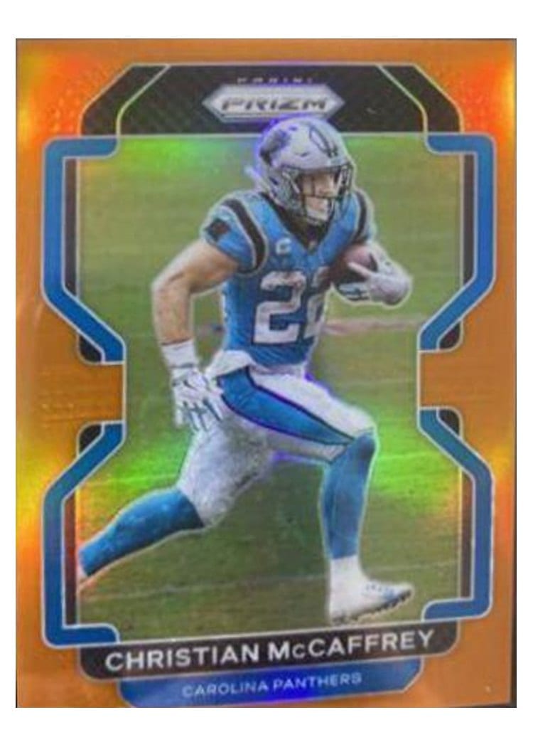 2021 Panini Prizm Base Set Christian McCaffrey #315 card
