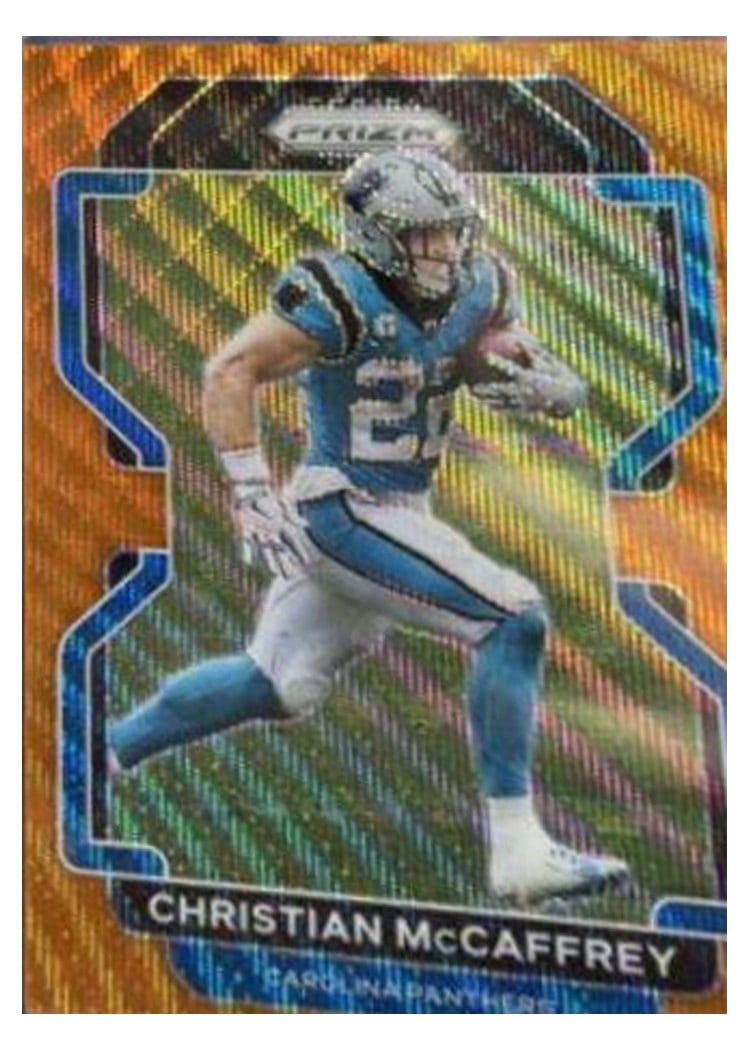 2021 Panini Prizm Base Set Christian McCaffrey #315 card