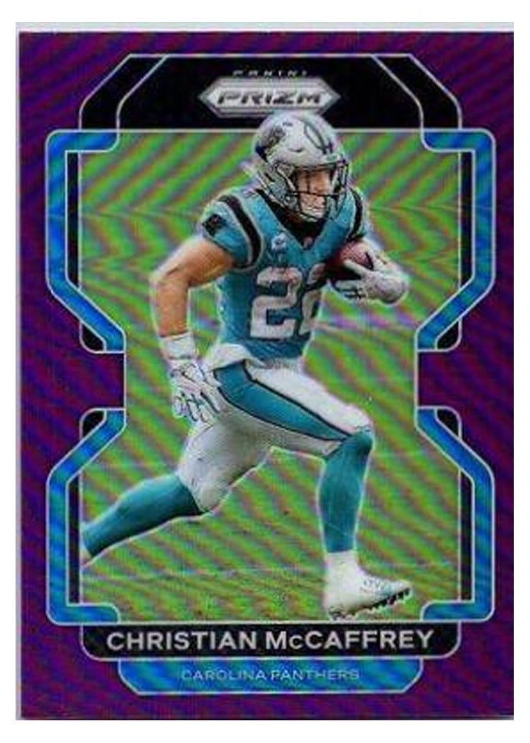 2021 Panini Prizm Base Set Christian McCaffrey #315 card