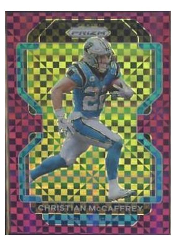 2021 Panini Prizm Base Set Christian McCaffrey #315 card