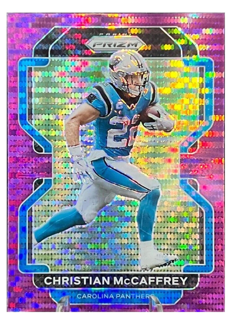 2021 Panini Prizm Base Set Christian McCaffrey #315 card