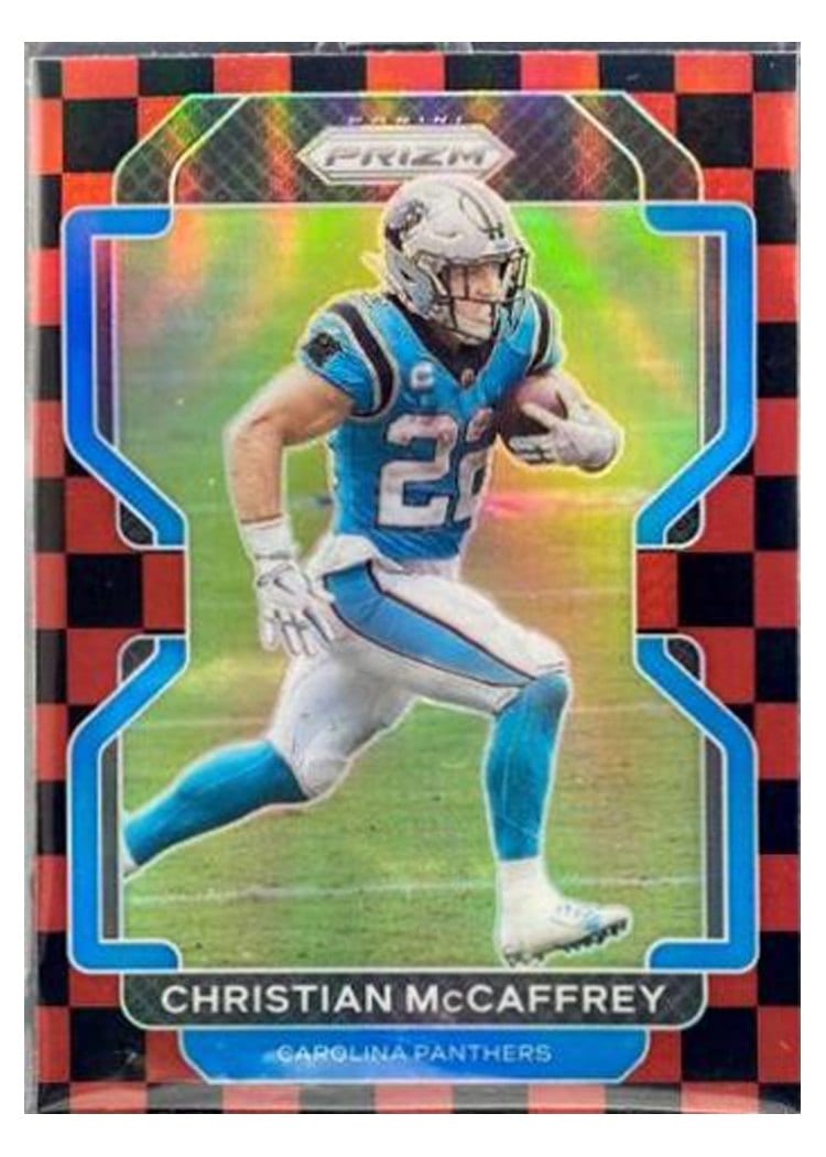 2021 Panini Prizm Base Set Christian McCaffrey #315 card