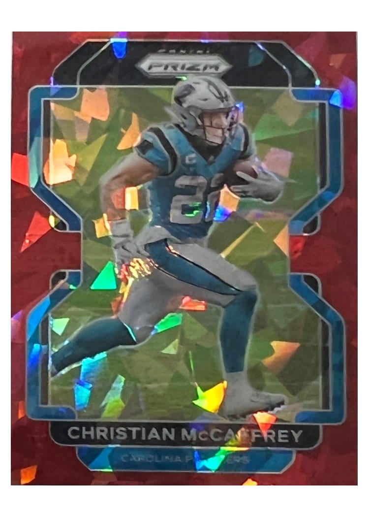 2021 Panini Prizm Base Set Christian McCaffrey #315 card
