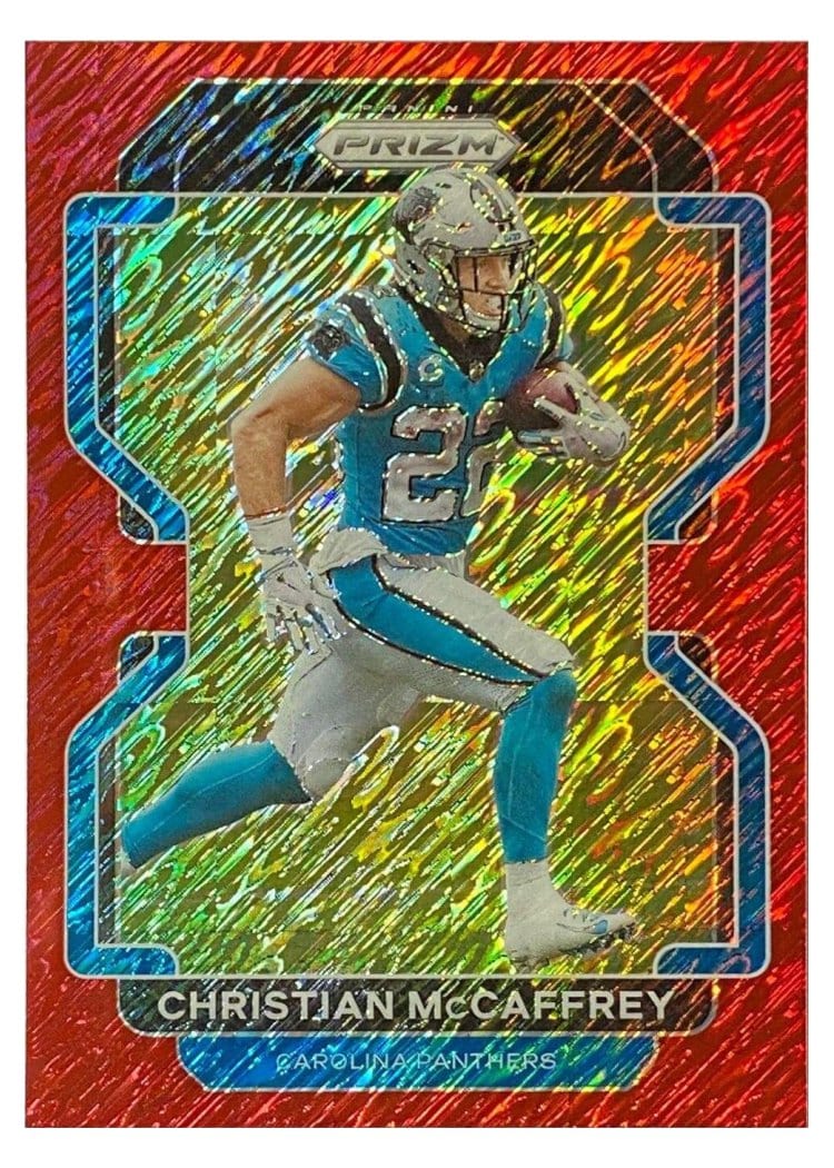 2021 Panini Prizm Base Set Christian McCaffrey #315 card