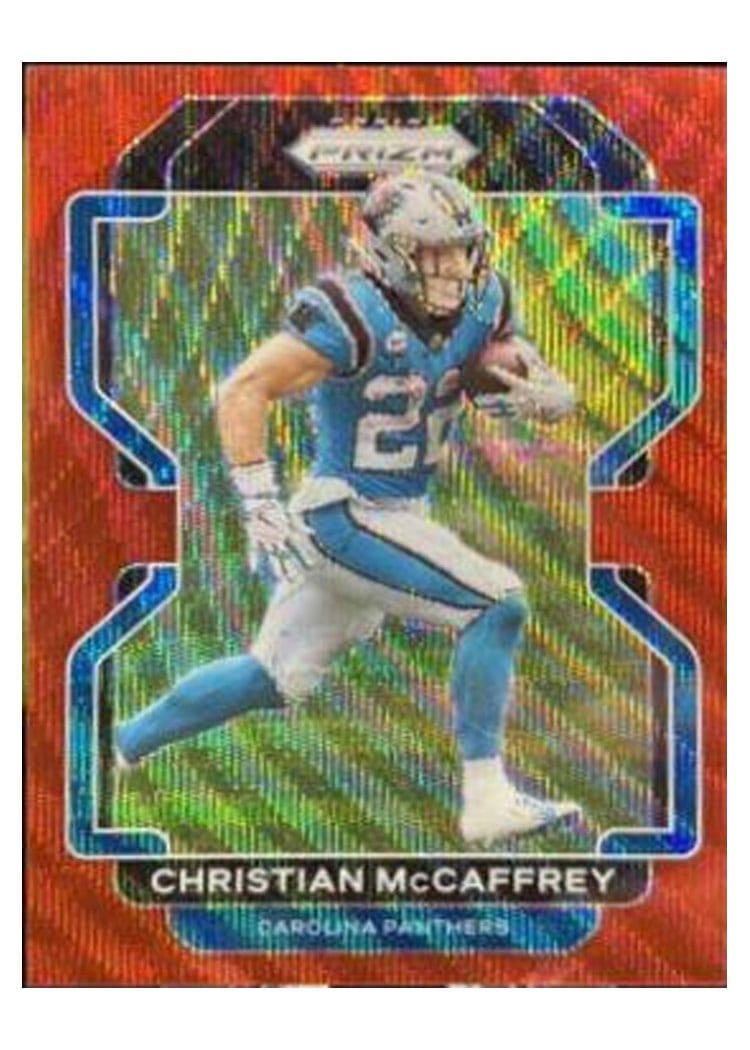 2021 Panini Prizm Base Set Christian McCaffrey #315 card