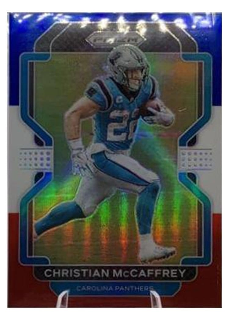 2021 Panini Prizm Base Set Christian McCaffrey #315 card