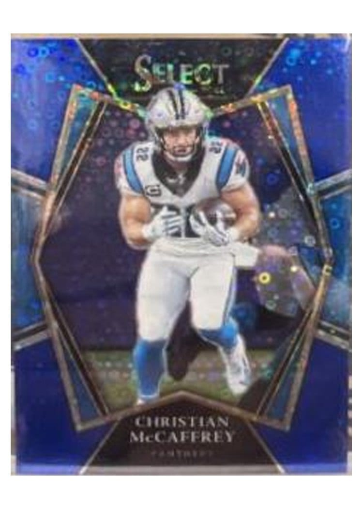 2021 Panini Select Base Set Christian McCaffrey #107 card