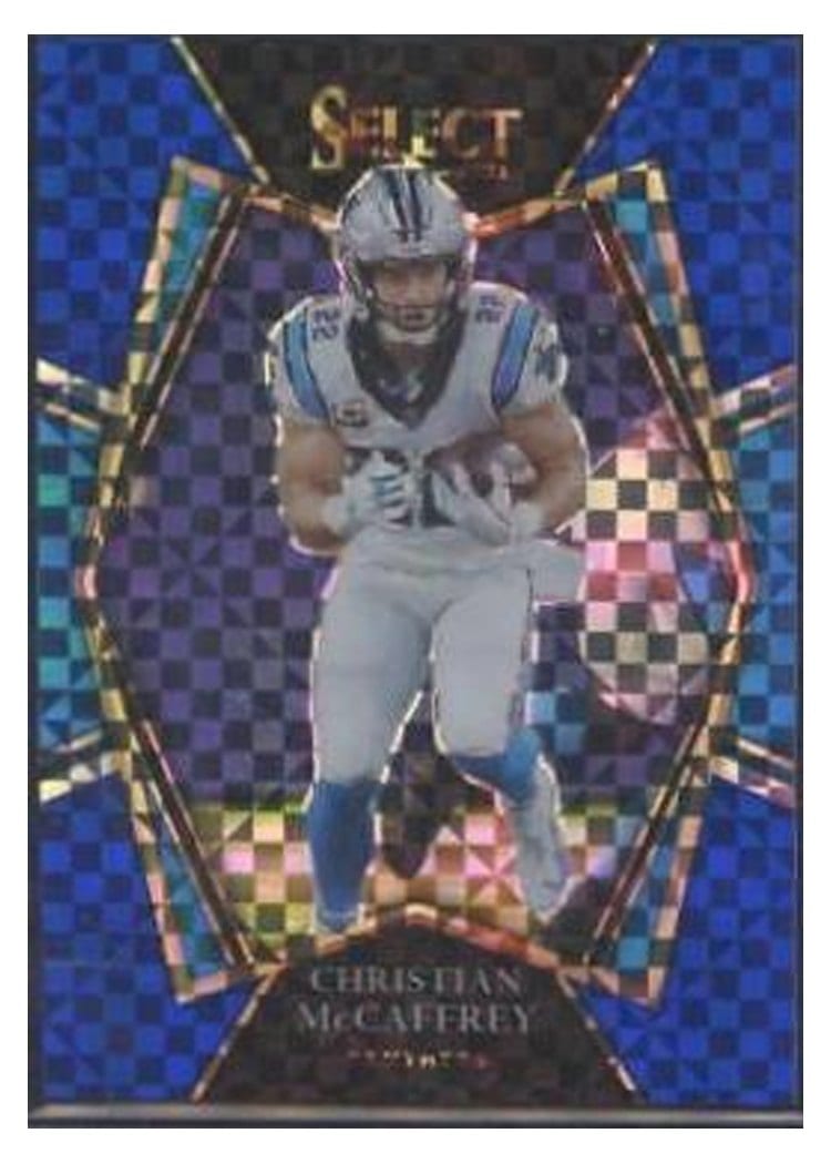 2021 Panini Select Base Set Christian McCaffrey #107 card