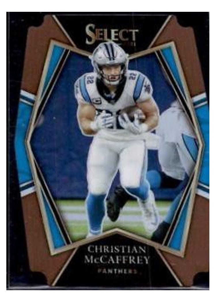 2021 Panini Select Base Set Christian McCaffrey #107 card