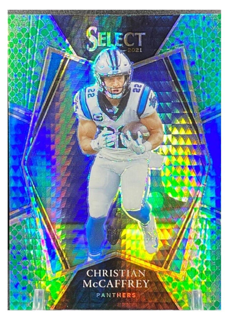 2021 Panini Select Base Set Christian McCaffrey #107 card
