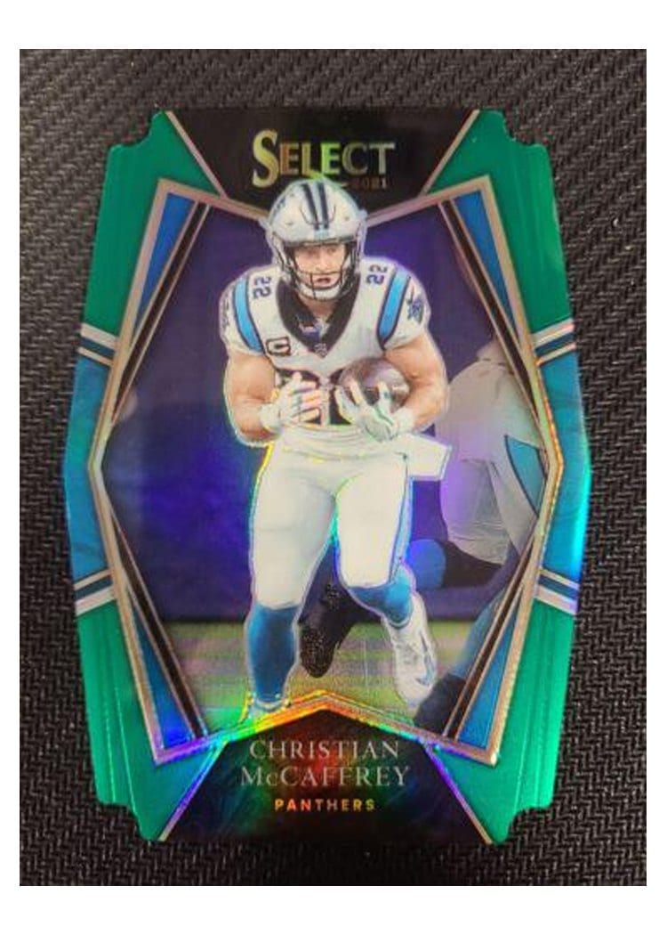 2021 Panini Select Base Set Christian McCaffrey #107 card