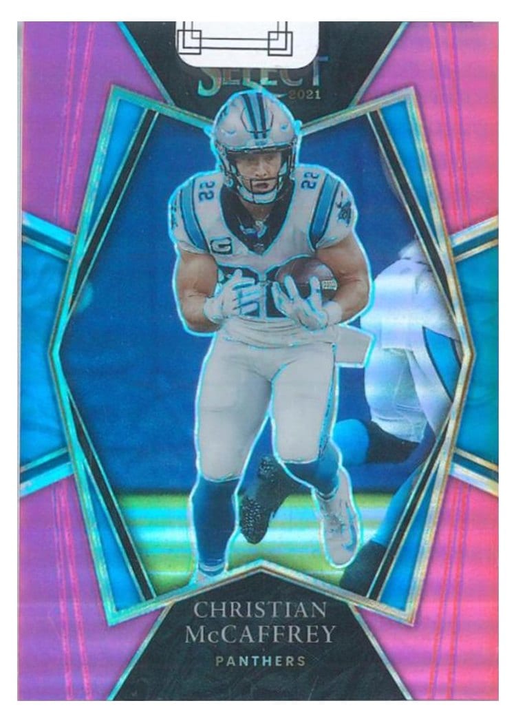 2021 Panini Select Base Set Christian McCaffrey #107 card