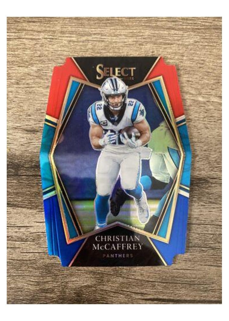2021 Panini Select Base Set Christian McCaffrey #107 card