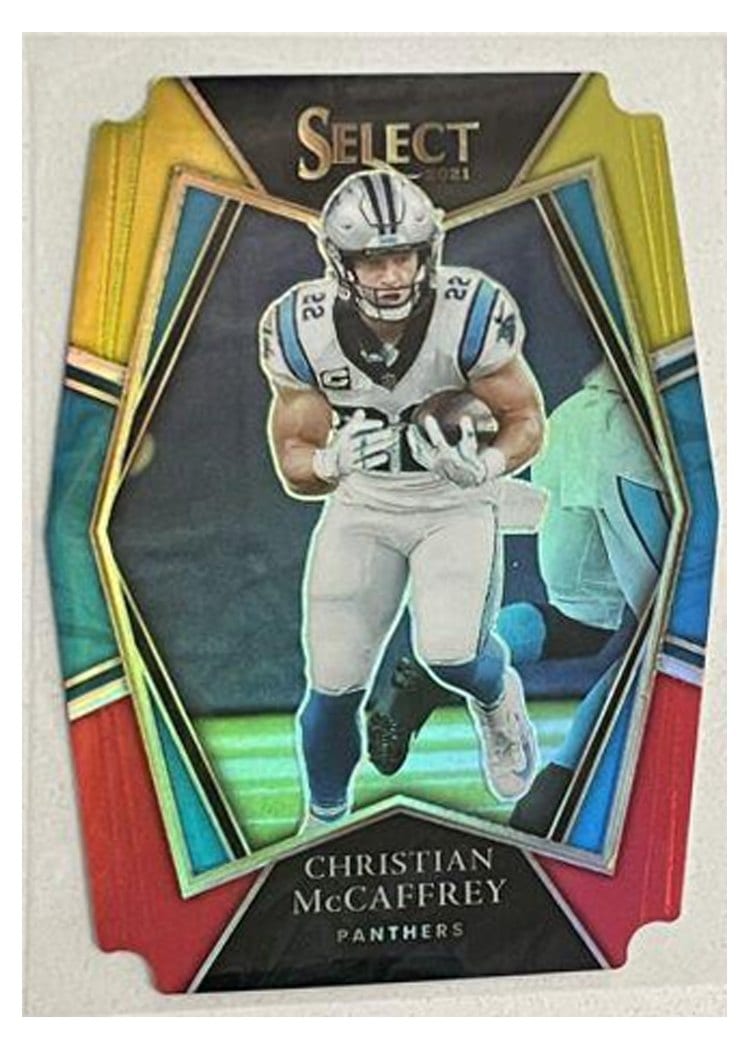 2021 Panini Select Base Set Christian McCaffrey #107 card