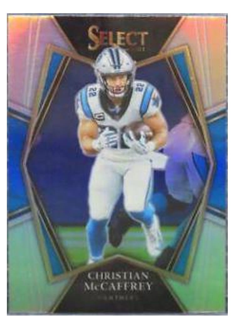 2021 Panini Select Base Set Christian McCaffrey #107 card