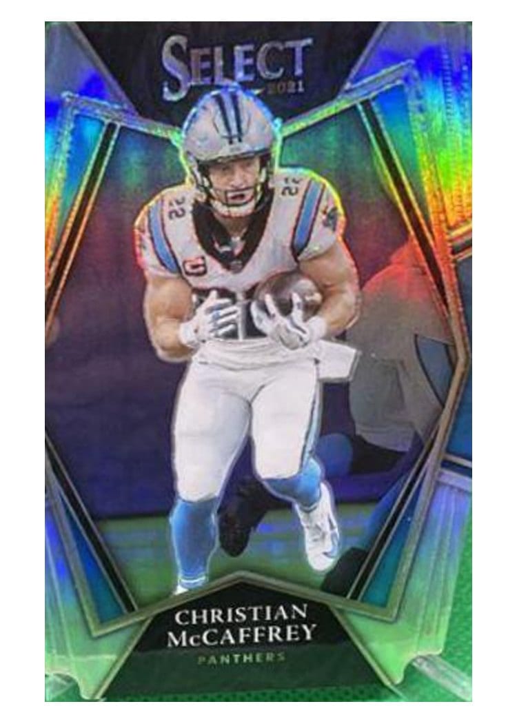 2021 Panini Select Base Set Christian McCaffrey #107 card