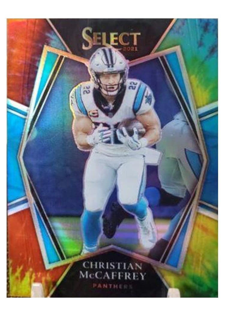 2021 Panini Select Base Set Christian McCaffrey #107 card