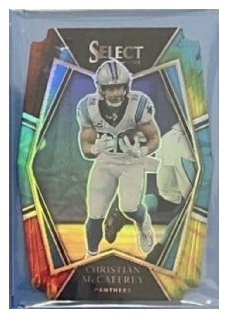 2021 Panini Select Base Set Christian McCaffrey #107 card
