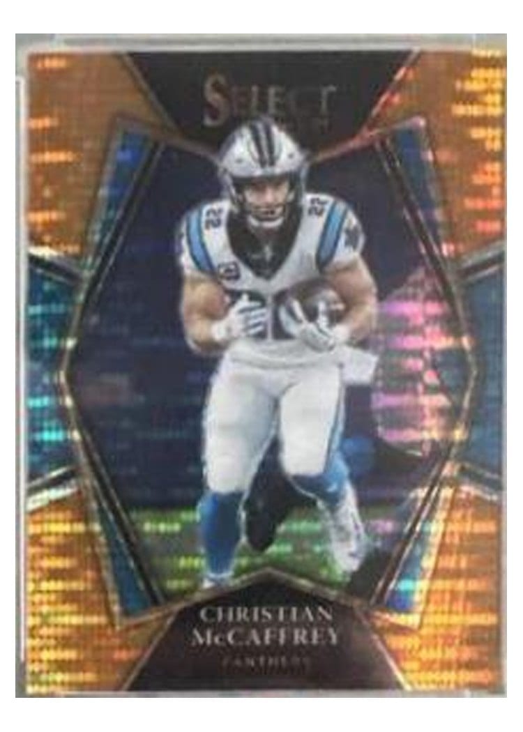 2021 Panini Select Base Set Christian McCaffrey #307 card