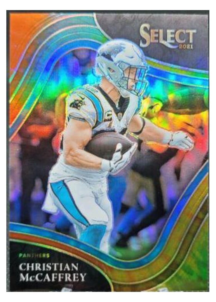 2021 Panini Select Base Set Christian McCaffrey #307 card
