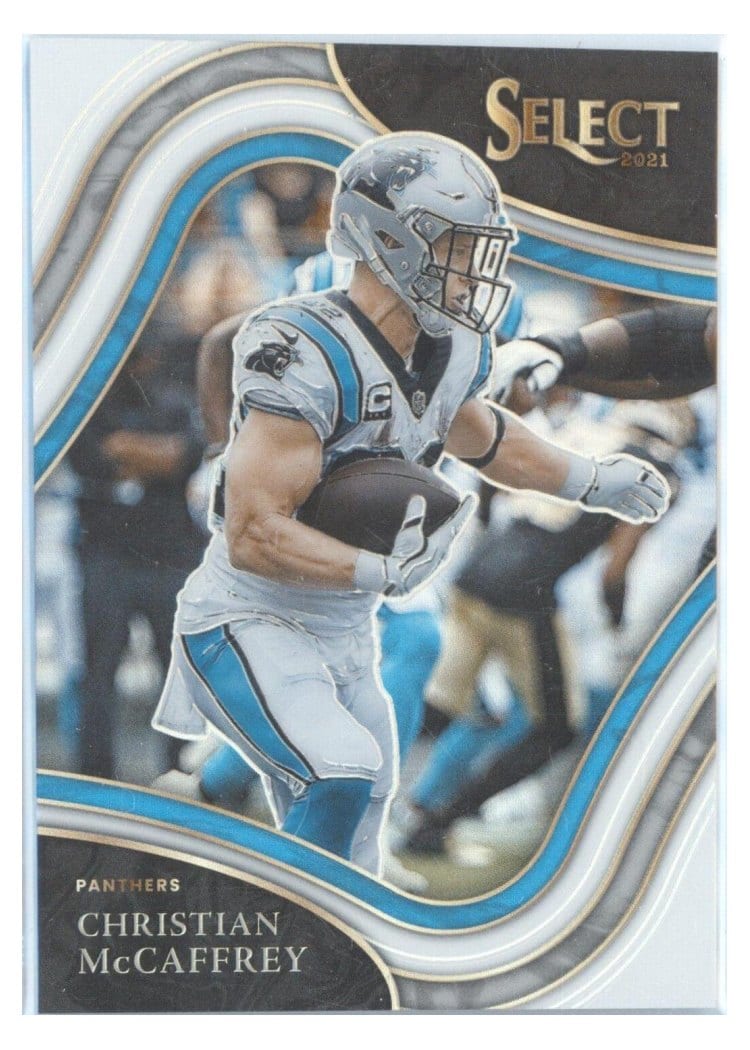 2021 Panini Select Base Set Christian McCaffrey #307 card