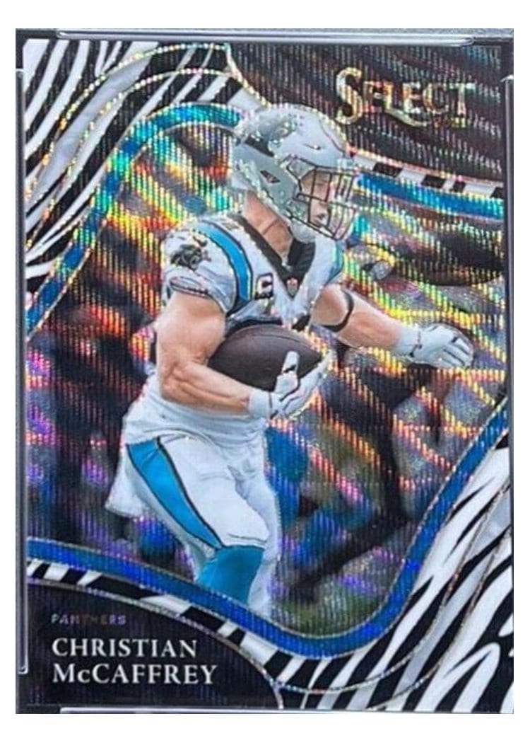 2021 Panini Select Base Set Christian McCaffrey #307 card