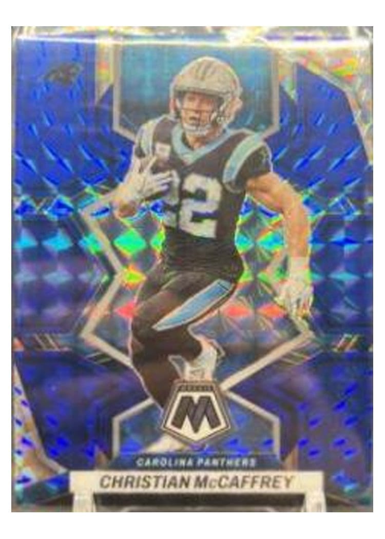 2022 Panini Mosaic Base Set Christian McCaffrey #28 card
