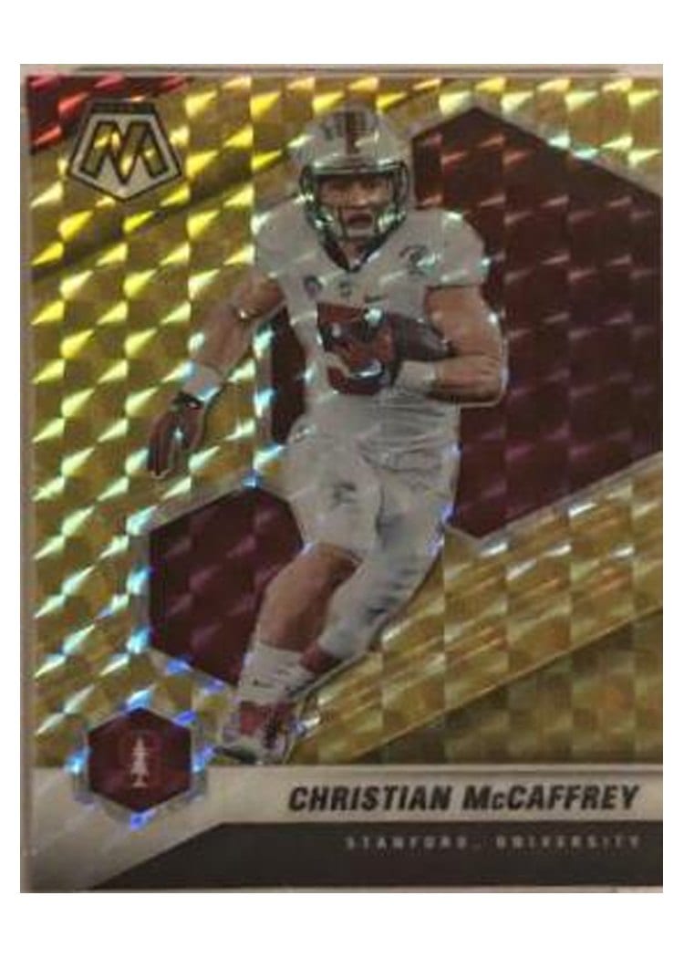 2022 Panini Mosaic Base Set Christian McCaffrey #28 card